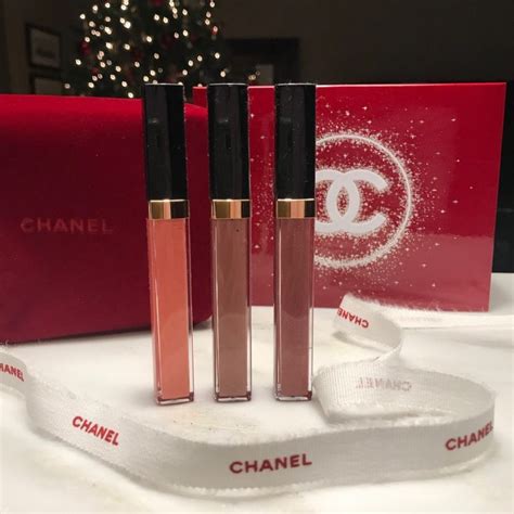 chanel christmas lip gloss|best selling Chanel lip gloss.